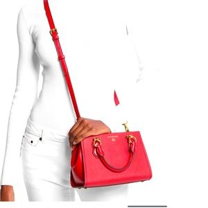 Brand new with tags. Michael Kors Marylin small Crossbody in Crimson.
